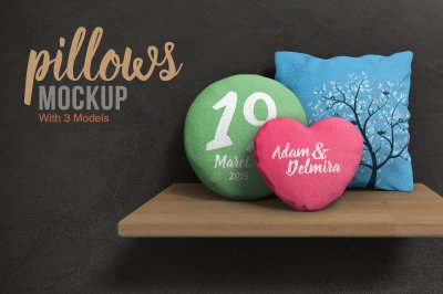Pillow PSD Mockup