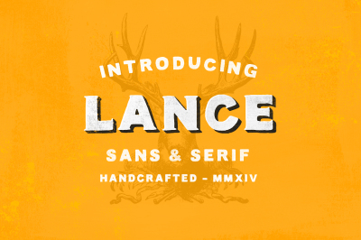Lance Sans & Serif Font Duo