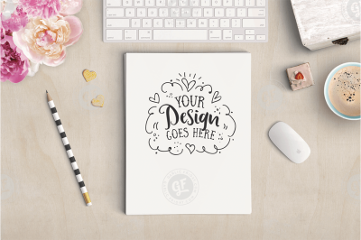 Feminine Styled Stock Desktop Mockup