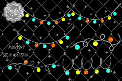 Christmas Lights - SVG/DXV/EPS/PNG