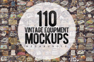 110 Vintage Mockup MEGA Bundle