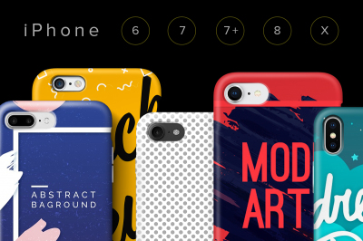 Cases iPhone 6, 7, 7plus, 8, X Set