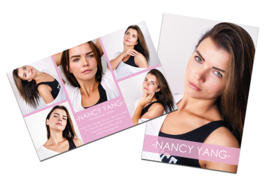 Model Comp Card Template