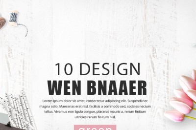 Elegant Online Store Web Banner Template