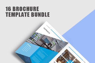 Modern Blue Company Profile Brochuer Template