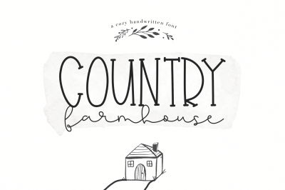 Country Farmhouse - A Script & Serif Duo Font