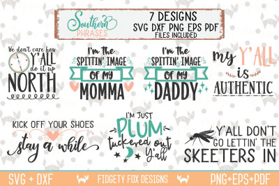 Southern Phrases Svg Bundle - Texas, Rustic Decor, Farmhouse SVG