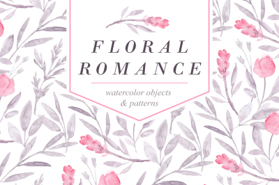 FLORAL ROMANCE – Watercolor Peonies Pack