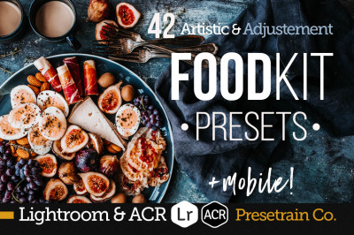 FoodKit - Food Presets Bundle for Lightroom & ACR, Desktop & Mobile