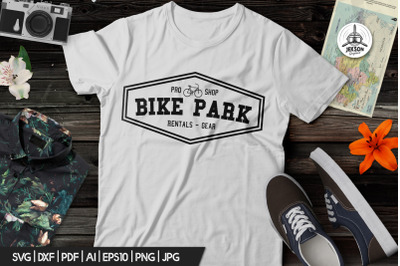 Vintage Outdoor Bike Tours Logo / Badge Templates SVG File