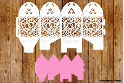 Box 6 with interior color, two sizes 2 / 2,75 inch SVG files