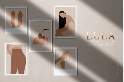 Lula Abstract Nude Prints