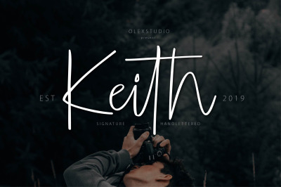 KEITH - hendlettered Signature