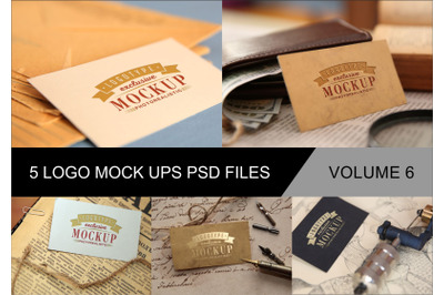Photo Realistic Mock-ups Set of 5 V6