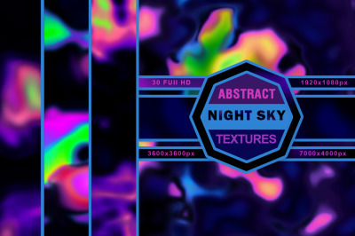 Night Sky. Abstract textures.