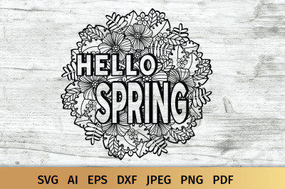 Hello Spring SVG