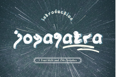 Joyagatra - 5 Font styles and 150+ Swashes