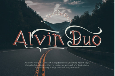 Alvin Duo - 5 Font styles and 150+ Swashes