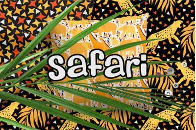 Safari. Kids Pattern Collection