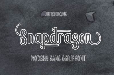 Snapdragon Font Duo