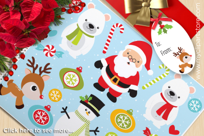 It's Christmas! Vector Clipart