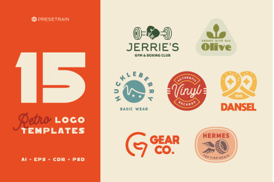 15 Retro Logos and Badges