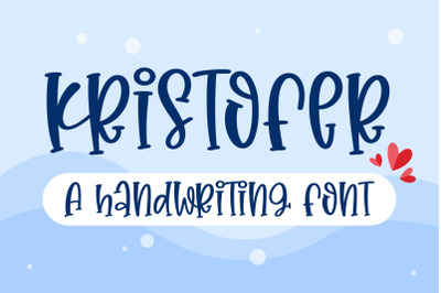Kristorfer - A fun hanwritten font
