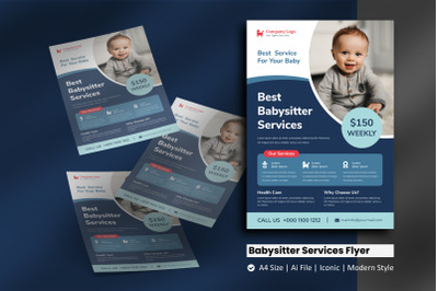Babysitter Flyer Template