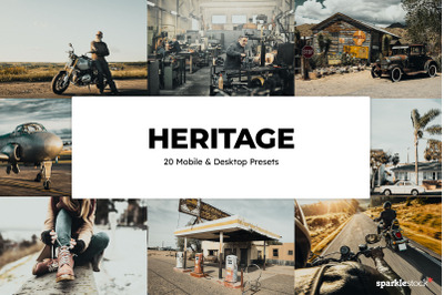 20 Heritage Lightroom Presets &amp; LUTs