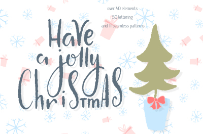 Simple christmas graphic