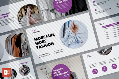 Fashion Shop PowerPoint Presentation Template