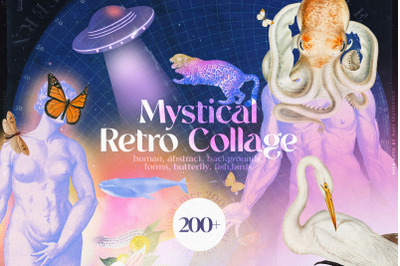 MYSTICAL RETRO COLLAGE