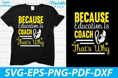 Coach of Hockey Gaming T-shirt Design VOL-2