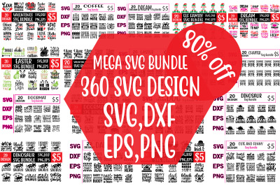 mega svg bundle 360 svg design