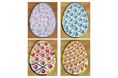 Easter Eggs Pop Up and multi layer SVG files for Silhouette and Cricut
