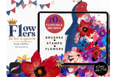 Jubilee Procreate Flowers &amp;amp;amp; Brushes