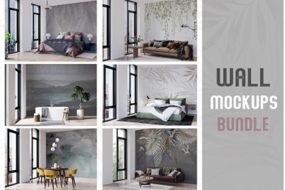 Wallpaper mockup bundle