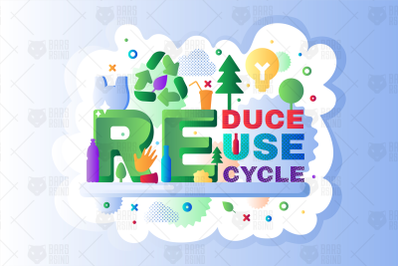 Recycle Waste Banner