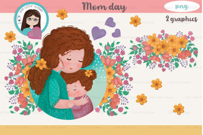 Watercolor mother&#039;s day