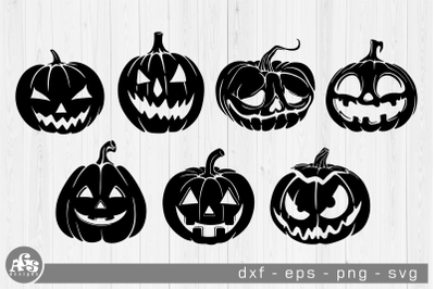Helloween Pumpkin Jack O&#039;Lantern Svg Design