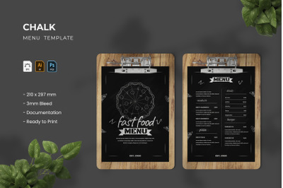 Chalk - Menu