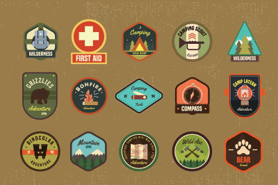 Scout Vector badge Icon