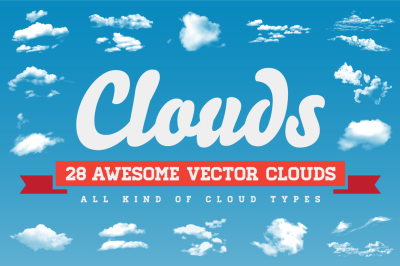 Awesome 28 Vector Clouds