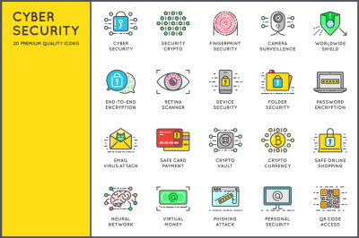 Awesome Cyber Security Icons