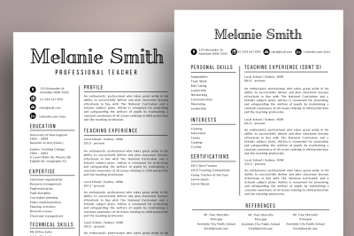 2 in 1 resume template pptx