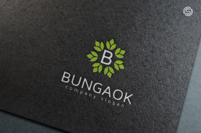 Bungaok Logo Template