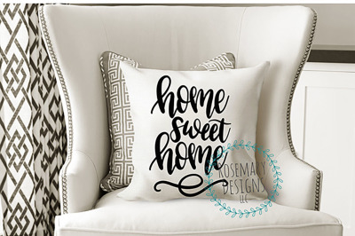 Home Sweet Home - Hand lettered SVG