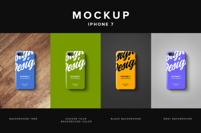 Iphone 7 Clear Case Mockup