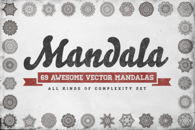 Awesome 69 Mandala Set in Vector