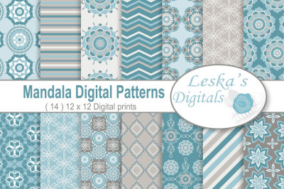 Mandala Digital Paper